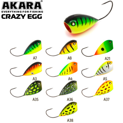 Воблер Akara Crazy Egg 55F (плавающий)