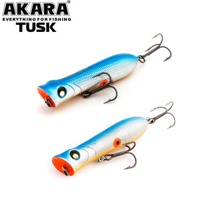Воблер поппер Akara Tusk 80F (плавающий,поверхностный)