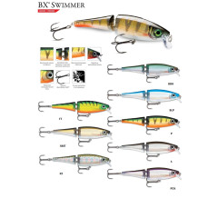 Воблер Rapala BX Swimmer BXS12 (медленно тонущий), 12 см. 22 г., заглуб. 1,2-1,8 м