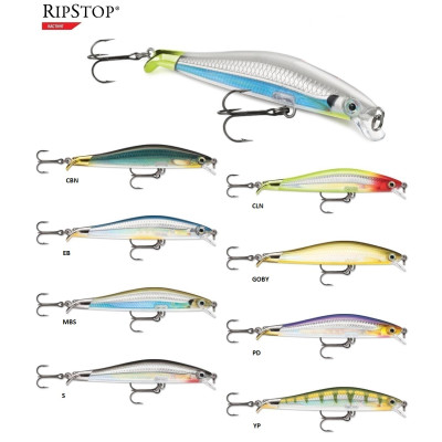 Воблер Rapala RIPSTOP RPS09 (суспендер), 9 см,7г., заглуб. 0,9-1.2 м