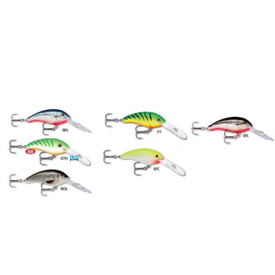 Воблер Rapala SHAD DANCER SDD04 (плавающий), 4 см.5 г., заглуб. 2.1-3 м