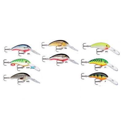 Воблер Rapala SHAD DANCER SDD05 (плавающий), 5 см.8 г., заглуб. 2.1-3 м