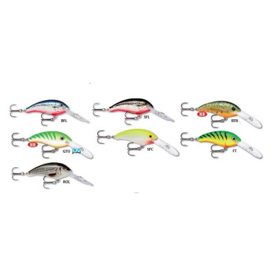 Воблер Rapala SHAD DANCER SDD07 (плавающий), 7 см.15 г., заглуб. 2.7-4.2 м