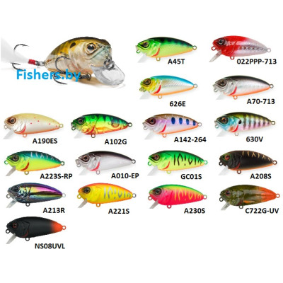Воблер Крэнк Strike Pro Stumpy Fly 40, 42 мм, 4,5 гр, (Загл. 0,1м.-0,3м., Плавающий)