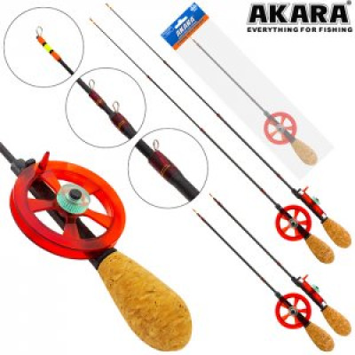 Удочка зимняя Akara Leader HFTC-3R (2-8гр), 54 см
