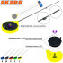 Удочка зимняя Akara Ultra Sport Yellow (хлыст карбон), 26 см