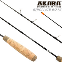 Удочка зимняя Akara Erion Ice 60 M, (2-12) 65 см