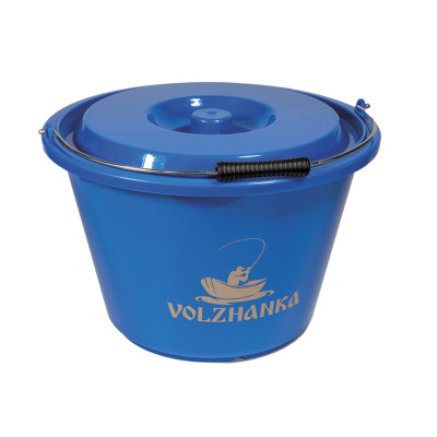 Ведро Волжанка пластиковое с крышкой 25л - фото, цена в Магазин товаров для рыбалки и туризма - Fishers.by