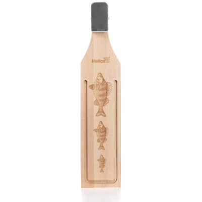 Доска разделочная с зажимом Окунь HELIOS (с гравировкой) - фото, цена в Магазин товаров для рыбалки и туризма - Fishers.by