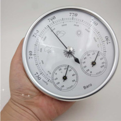 Настенный анероидный барометр THB9392G (влажность, температура, давление)