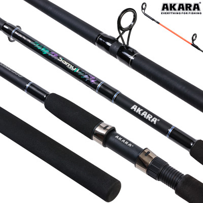 Удилище штекерное фидерное 3 колена Akara Samuji Feeder, стекловолокно, (тест 40-80-120 г), 3 м - фото, цена в Магазин товаров для рыбалки и туризма - Fishers.by