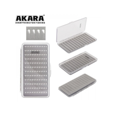 Коробка Akara NS-002 (18,8х9,7х1,5 см) для крючков - фото, цена в Магазин товаров для рыбалки и туризма - Fishers.by