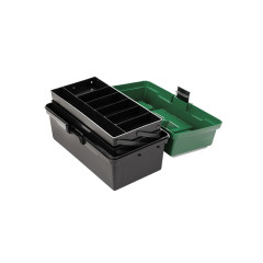 Ящик рыболовный "Пионер" (370*210*210) 2 лотка зеленый