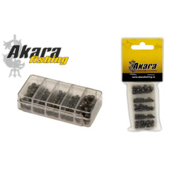 Набор головок мушинных Akara 7352 латунь BL с отверстием (250 шт.)