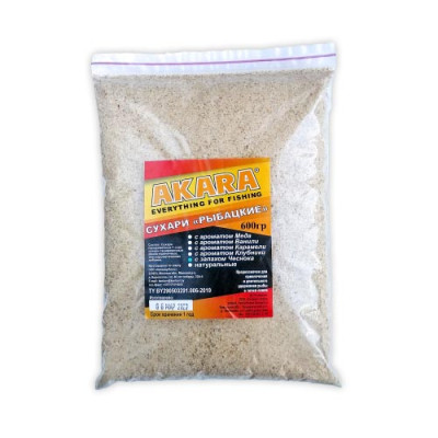 Сухари рыболовные 0.6 кг - фото, цена в Магазин товаров для рыбалки и туризма - Fishers.by