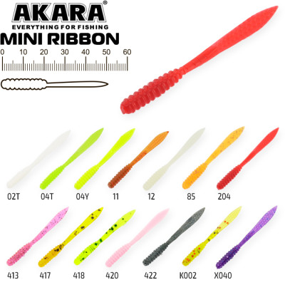 Рипер Akara Mini Ribbon 50 (7 г, 5 см), 10шт - фото, цена в Магазин товаров для рыбалки и туризма - Fishers.by