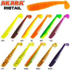 Рипер Akara Ribtail 60 (7 г, 6 см) 6 шт.