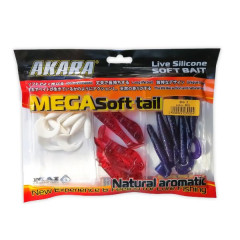 Набор силиконовых приманок Akara Big MIX 3 (в ассортименте) 