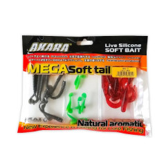 Набор силиконовых приманок Akara Big MIX 3 (в ассортименте) 