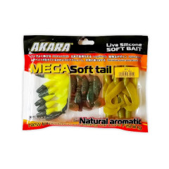 Набор силиконовых приманок Akara Big MIX 3 (в ассортименте) 