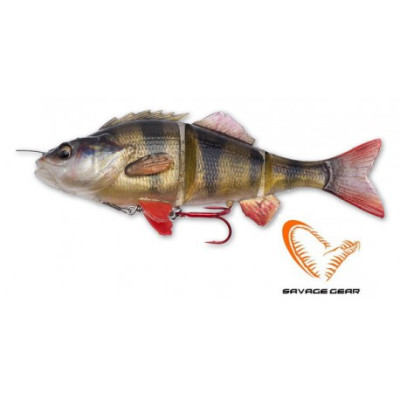 Приманка мягкая Savage Gear 4D Line Thru Perch (23см 145г) SS Perch - фото, цена в Магазин товаров для рыбалки и туризма - Fishers.by