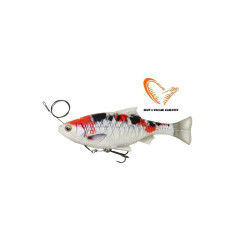 Приманка мягкая Savage Gear 4D Line Thru Pulse Tail Roach (18см 90г) SS Koi