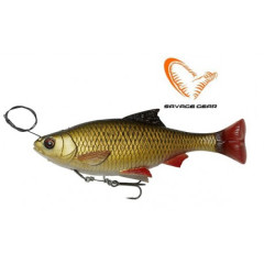 Приманка мягкая Savage Gear 4D Line Thru Pulse Tail Roach (18см 90г) SS Rudd