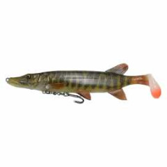 Приманка мягкая Savage Gear 4D Pike Shad (20см 65г) SS Striped Pike