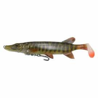 Приманка мягкая Savage Gear 4D Pike Shad (20см 65г) SS Striped Pike - фото, цена в Магазин товаров для рыбалки и туризма - Fishers.by