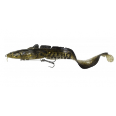 Приманка мягкая Savage Gear 3D Burbot Shallow (25см 70г) SS Gold Burbot Uv