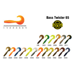 Твистер Akara Eatable Bass Twister 65 (7 г. 6.5 см) 10 шт