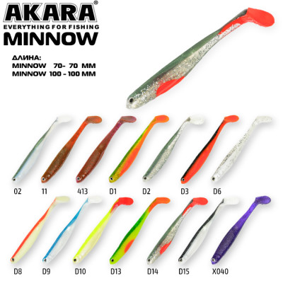 Рипер Akara Minnow 70 (7 г, 7 см), 4 шт - фото, цена в Магазин товаров для рыбалки и туризма - Fishers.by