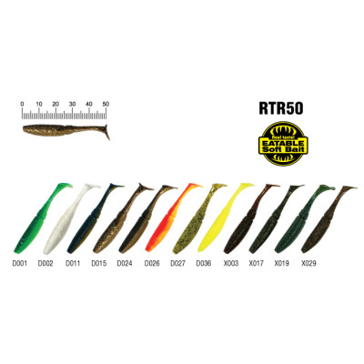 Рипер Akara Eatable RTR 50 (7 г, 5 см), 20 шт - фото, цена в Магазин товаров для рыбалки и туризма - Fishers.by