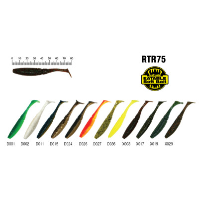 Рипер Akara Eatable RTR 75 (7 г, 7.5 см), 15 шт - фото, цена в Магазин товаров для рыбалки и туризма - Fishers.by