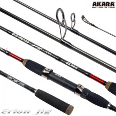 Спиннинг штекерный Akara Erion Jig TX-30. уголь, (тест 10-30), 2.28 м