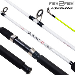 Спиннинг одночастный Fish 2 Fish Rumata, стеклопласт., (тест 50-100), 1.0 м