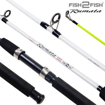 Спиннинг одночастный Fish 2 Fish Rumata, стеклопласт., (тест 50-100), 1.0 м