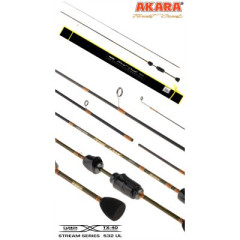 Спиннинг штекерный Akara Forest Creek TX-40. уголь, (тест 0.4-4), 1.60м