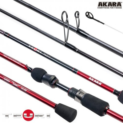 Спиннинг штекерный Akara Teuri Classic UL, карбон TX-30. (тест 0.6-7), 1.83 м