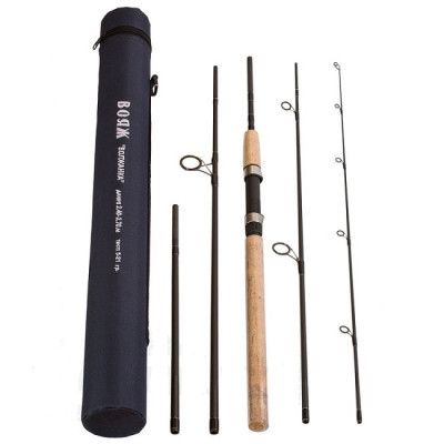 Спиннинг "Волжанка Вояж", 4+1 секции, IM8, (тест 5-21), 2.4/2.7м + жесткий тубус