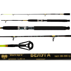 Удилище монолитное "ВолгарЪ Белуга", композит, (тест 80-300), 1.5 м