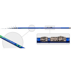Удилище телескопическое д/с Akara Samurai IM9, уголь,(тест 10-30), 4 м