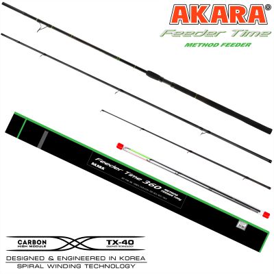 Удилище фидерное Akara Feeder Time Method Feeder (тест 60-80-100 гр.), 3.9 м - фото, цена в Магазин товаров для рыбалки и туризма - Fishers.by