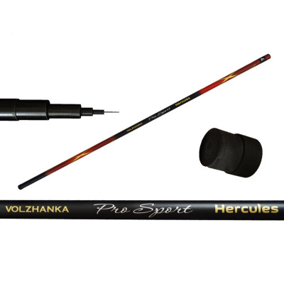Удилище телескопическое Волжанка Pro Sport Herkules, без колец, (тест 0.5-20), 6 м - фото, цена в Магазин товаров для рыбалки и туризма - Fishers.by