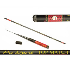 Удилище телескопическое " Volzanka Top Match", без колец, 6м