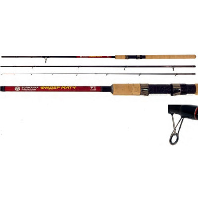 Удилище комб. Волжанка Фидер Матч, IM7, (тест 90/25 гр.), 3,9 м - фото, цена в Магазин товаров для рыбалки и туризма - Fishers.by