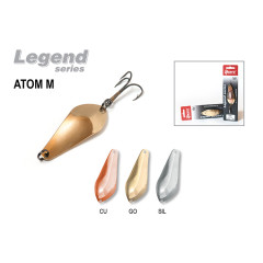 Блесна колеблющаяся Akara Legend Atom 7 см, 15 гр