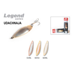 Блесна колеблющаяся Akara Legend Udachnaja со вставкой 8 см, 15 гр