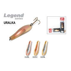 Блесна колеблющаяся Akara Legend Uralka со вставкой 9 см, 22 гр