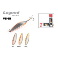 Блесна колеблющаяся Akara Legend Uspeh со вставкой 7 см, 13 гр